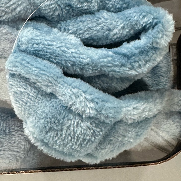 Wayland square ultra blue soft luxury bathrobe. One size. - Picture 5 of 5